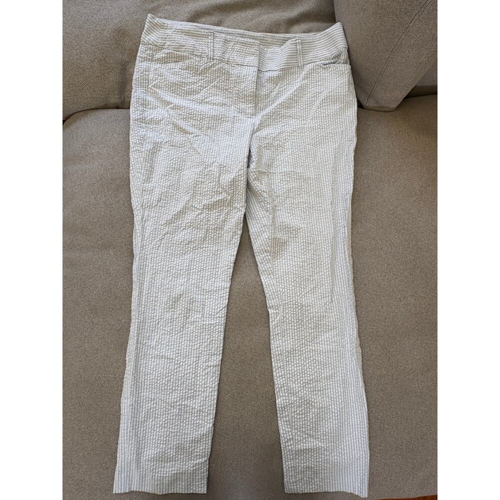 LOFT Outlet Skinny Ankle / Striped Dress Pants Size 10